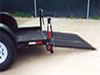 Low Profile Trailer Details: Extra Low Profile Trailer, Ramp and Gas Springs detail - Eagle Trailer Company, Lawrence, Kansas
