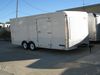 Enclosed Trailer Details: United UVEH6x10, front left side view, white - Eagle Trailer Company, Lawrence, Kansas