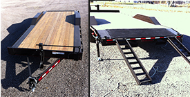 Flatbed Trailer 8x20, 14,000 lbs capacitiy from Eagle Trailer Company