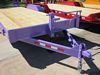 Flatbed Trailer Details: Spare mount. Adjustable self locking coupler 12,000# dropleg jack - Eagle Trailer Company, Lawrence, Kansas